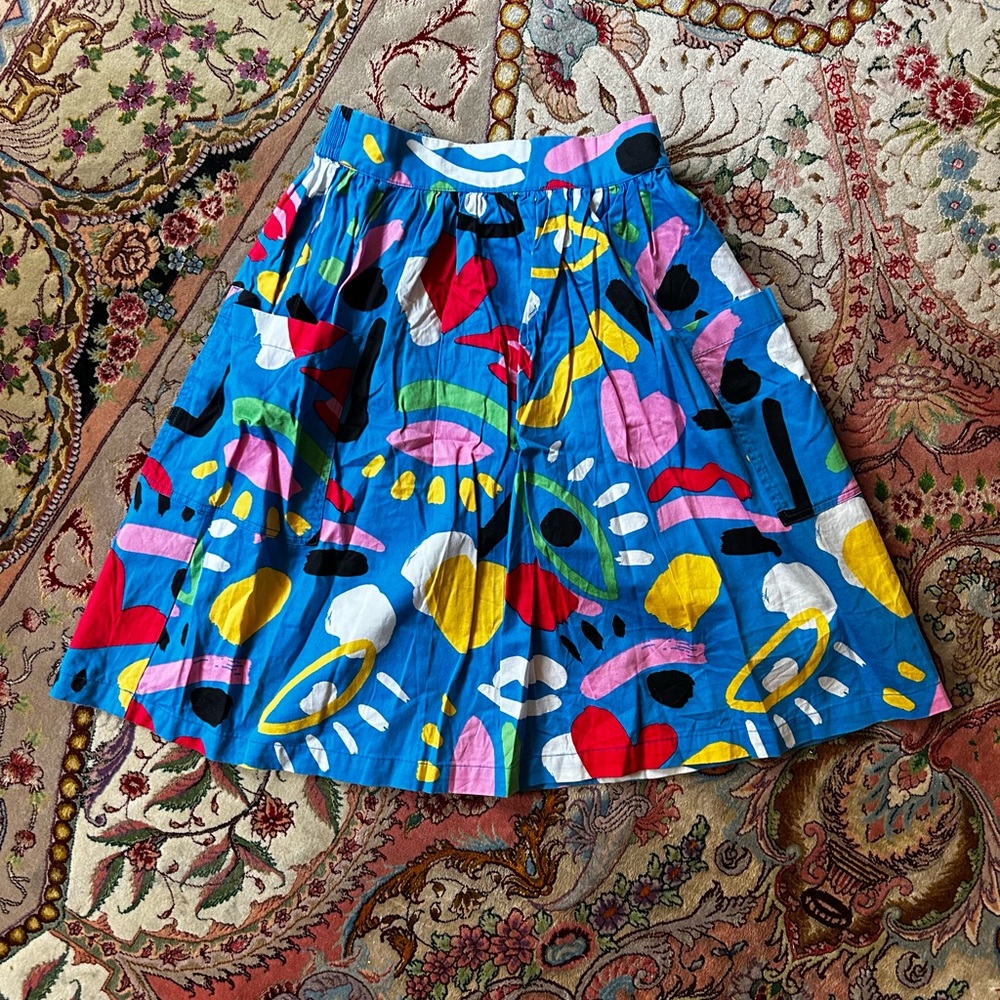 Stella McCartney Kids 100% Cotton Girls Multicolored Skirt Size 6